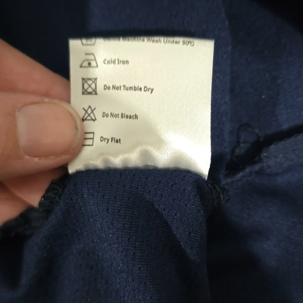 Lafaris brand skirt‎ with built-in shorts Blue camo pattern size Large